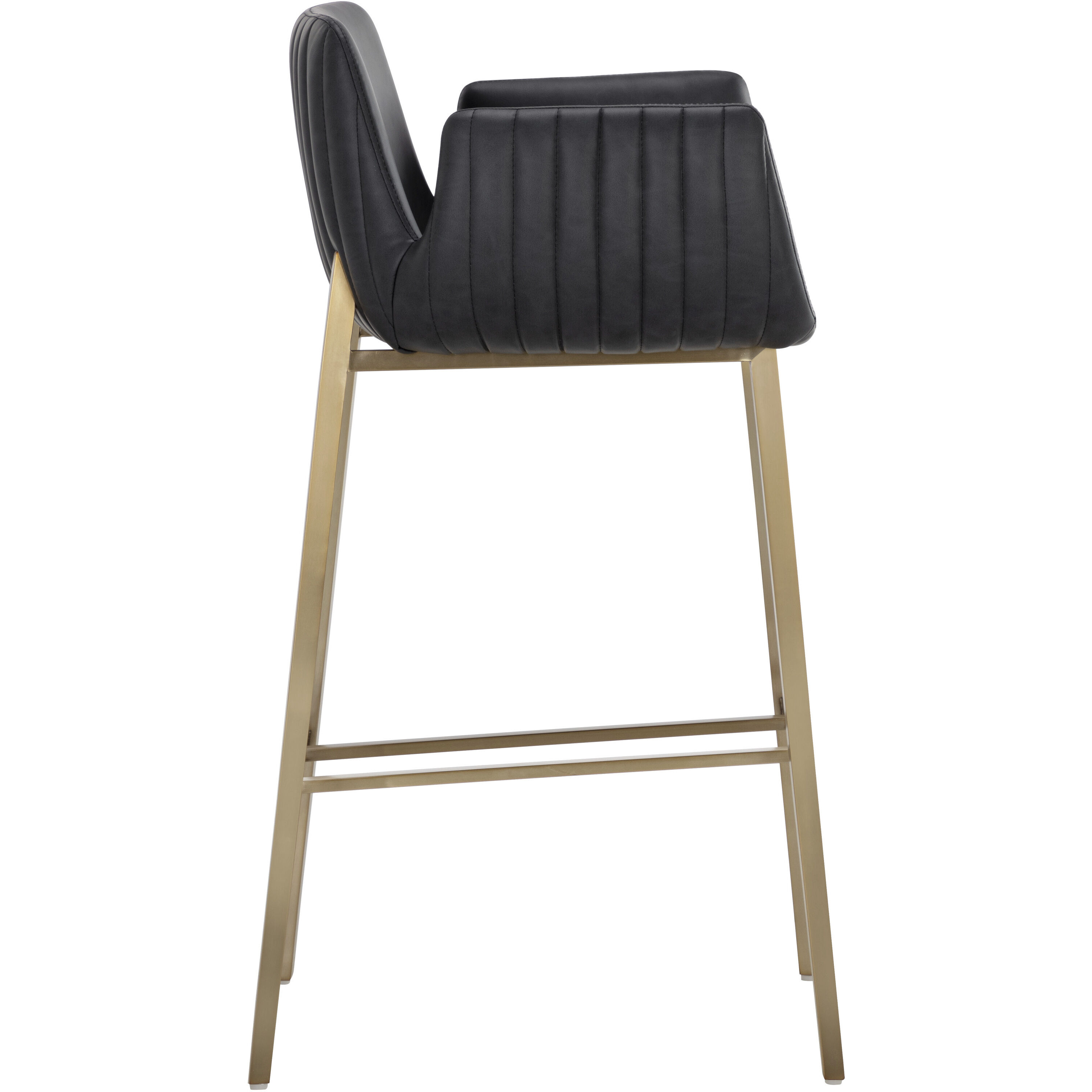 Lucano 40 inch Bravo Black Barstool